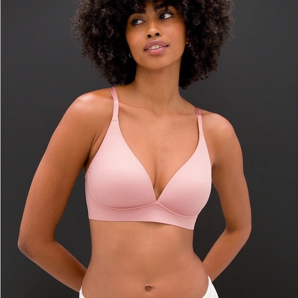 Soma Other - Soma ENBLISS Luxe Plunge Bralette Size Medium in Whisper Blush
